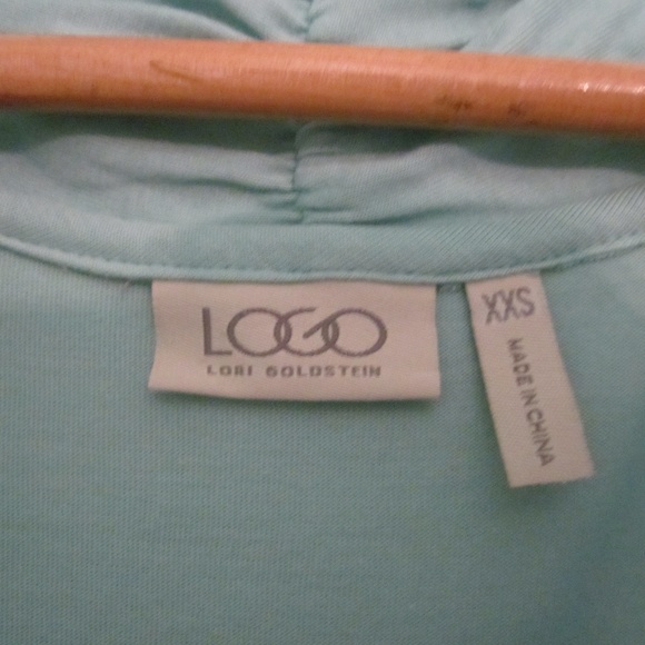 LOGO Cardigan XXS Open Front Cardigan Back Crochet - Picture 2 of 8